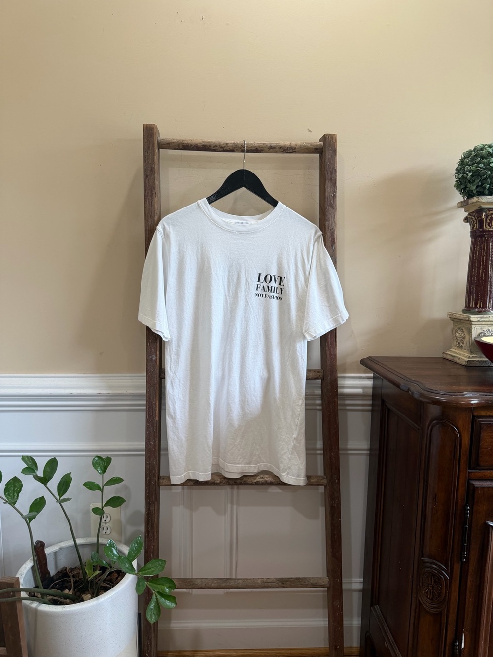 Family First Crewneck Printed Tshirt
